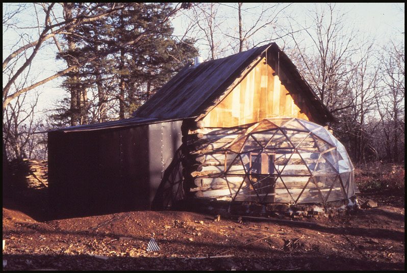 Text Box: Figure 16 Enclosed kitchen addition with dome attached.